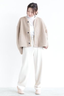 SIWALY fluid(꡼ե륤) Quilting Blouson  beige