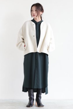 SIWALY fluid(꡼ե륤) Quilting Blouson  white