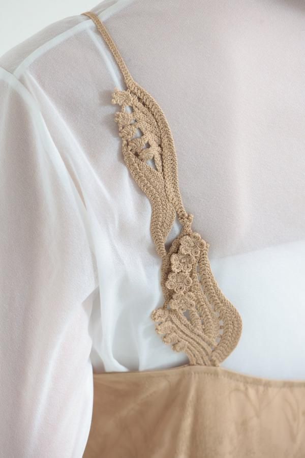 Mame Kurogouchi(マメ) Floral Jacquard Camisole Dress BEIGE Mame Kurogouchi(マメ) Floral Jacquard Camisole Dress BEIGE