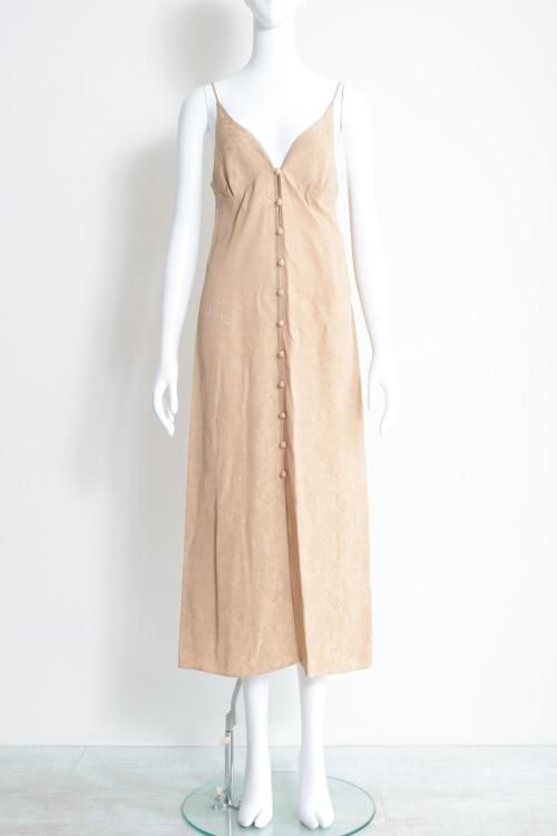 Mame Kurogouchi(マメ) Floral Jacquard Camisole Dress BEIGE Mame Kurogouchi(マメ) Floral Jacquard Camisole Dress BEIGE