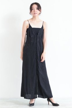 Mame Kurogouchi(ޥ) Floral Jacquard Camisole Dress  BLACK