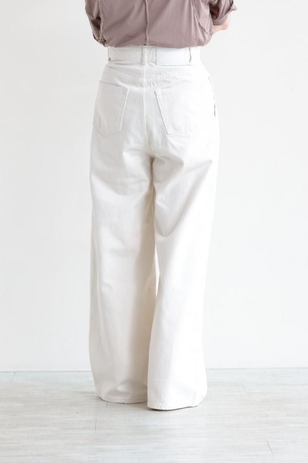 【大人気完売品】MACPHEE/コットンキャンバス ツータックワイドパンツ/S コットンキャンバス ツータックワイドパンツ｜トゥモローランド