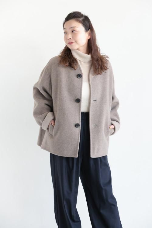 Le glazik ル　グラジック リバーシブル ウールリバー ジャケット Le glazik ル グラジック リバーシブル ウールリバー ジャケット