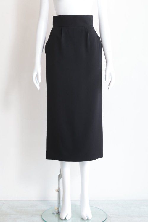 Mame Kurogouchi(マメ) Cotton Jersey Sleeveless Dress BLACK - YAMAROKU（ヤマロク）  オンラインストア