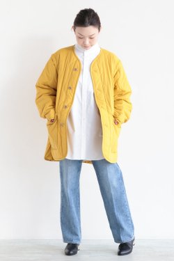 unfil(ե) WILD THINGS  unfil quilted nylon 2way jacket  mustard
