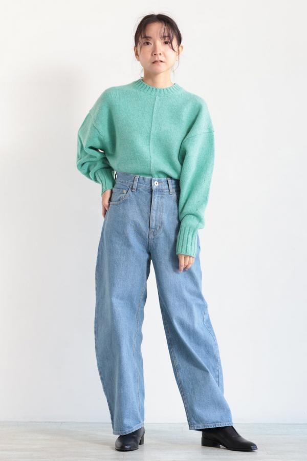 美品☆ミュベール リボン パンツ スラックス キャメル 40