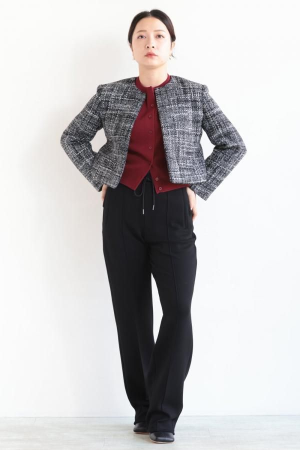 Theory(セオリー) DOUBLE KNIT LT N EASY TRACK PANT BLACK