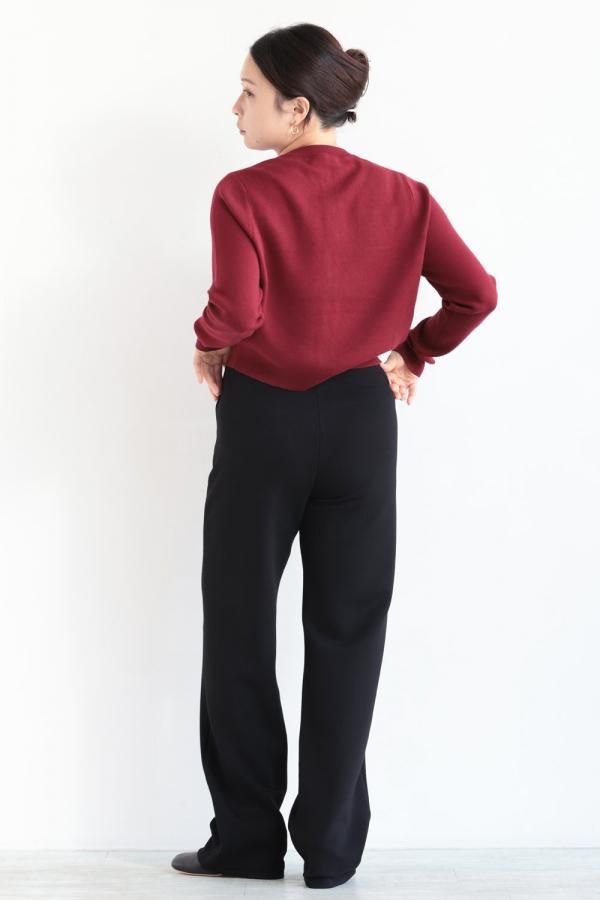 Theory(セオリー) DOUBLE KNIT LT N EASY TRACK PANT BLACK