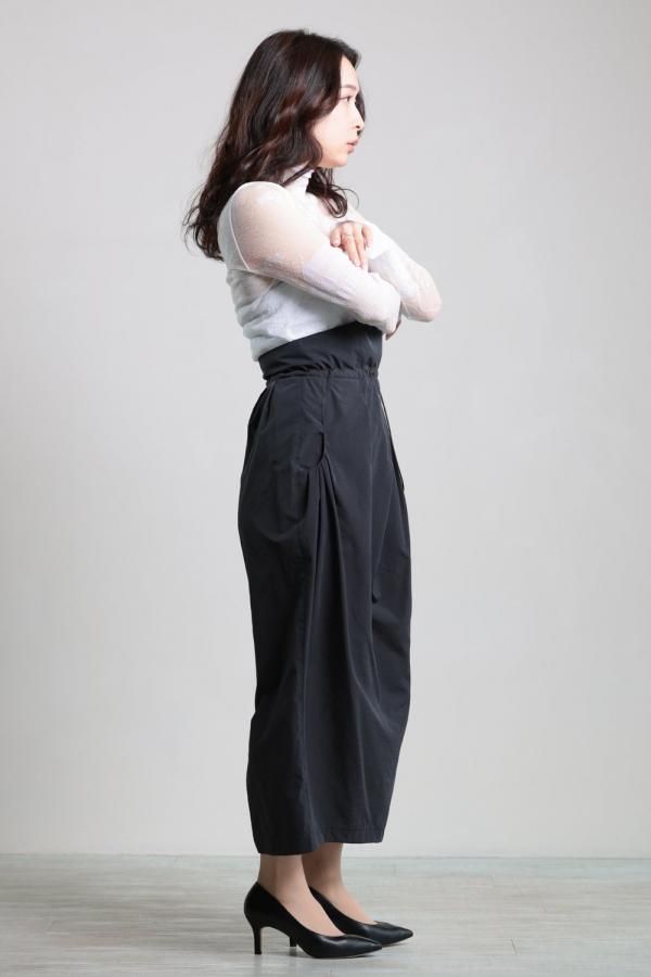 Mame Kurogouchi(マメ) Split Yarn High Waisted Drawstring Skirt