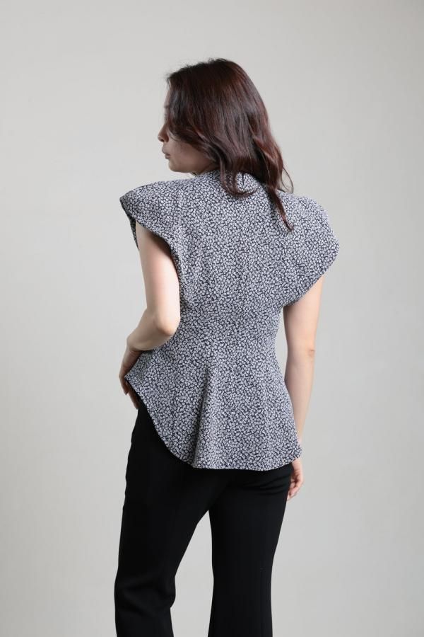 トップス MameKurogouchi Micro Floral Jacquard Top トップス MameKurogouchi Micro Floral Jacquard Top