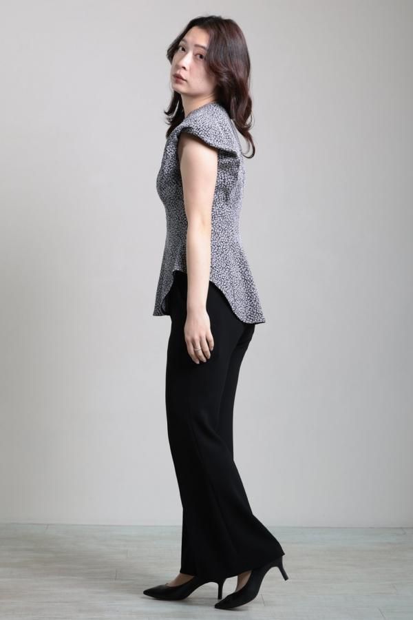トップス MameKurogouchi Micro Floral Jacquard Top Mame Kurogouchi(マメ) Micro Floral Jacquard Top - YAMAROKU
