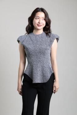 Mame Kurogouchi(ޥ) Micro Floral Jacquard Top