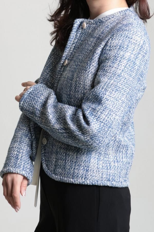 Theory セオリー VIBRANT TWEED SHORT JKT - メルカリ