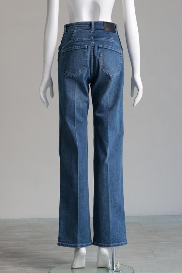 Maまま Mame Kurogouchi(マメ) Stretch Straight Cut Jeans - YAMAROKU