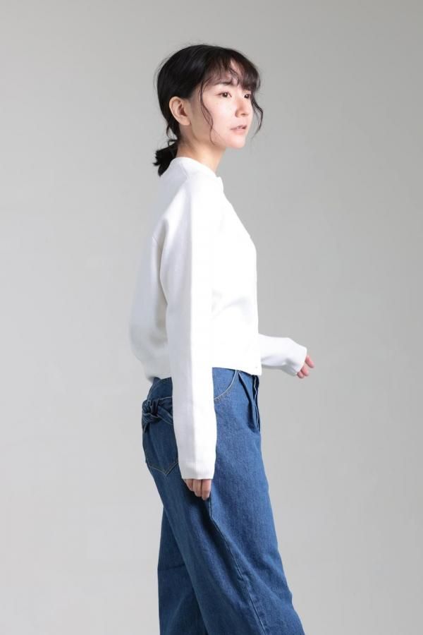 CABaN(キャバン) コットンカシミア クルーネックカーディガン