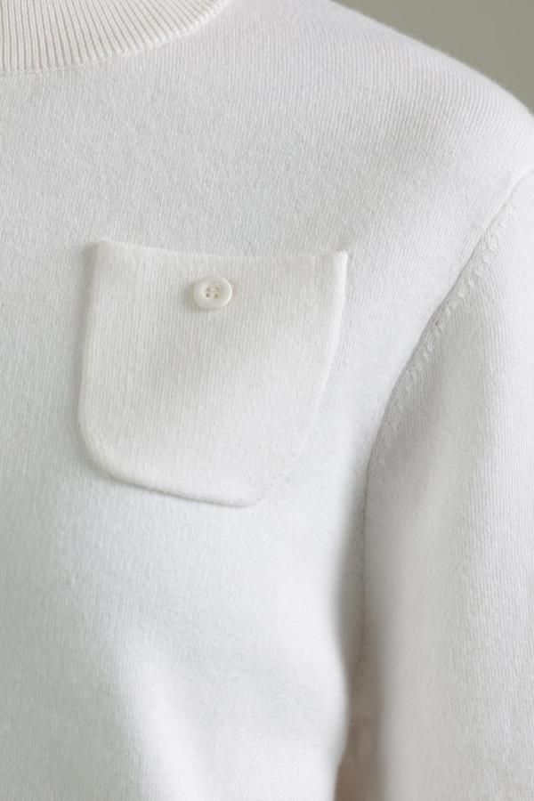 CABaN(キャバン) コットンカシミア クルーネックカーディガン