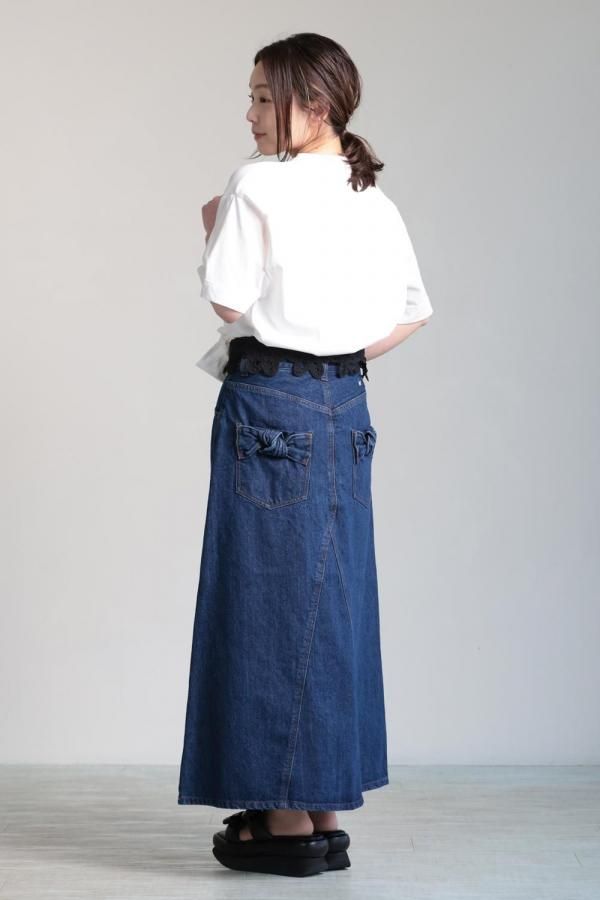 MUVEIL × Dickies コラボデニムスカート MUVEIL(ミュベール) MUVEIL×Dickies コラボデニムスカート navy