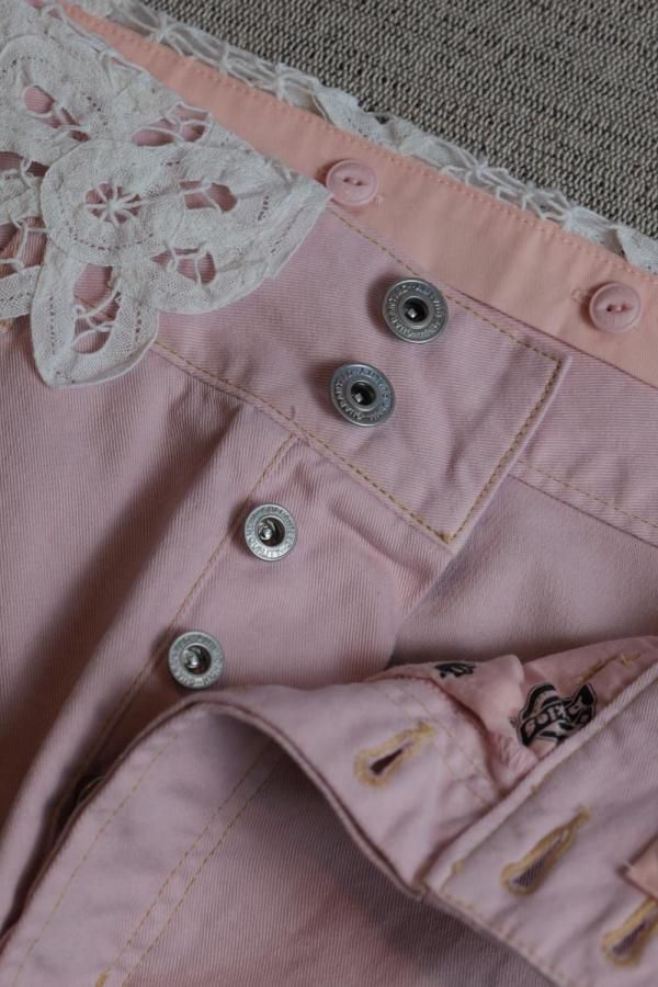 MUVEIL(ミュベール) MUVEIL×Dickies コラボデニムスカート pink