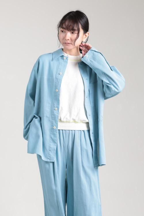 ジャケット・アウター unfil egyptian cotton panama shirtjacket unfil(アンフィル) egyptian cotton panama shirt jacket brick