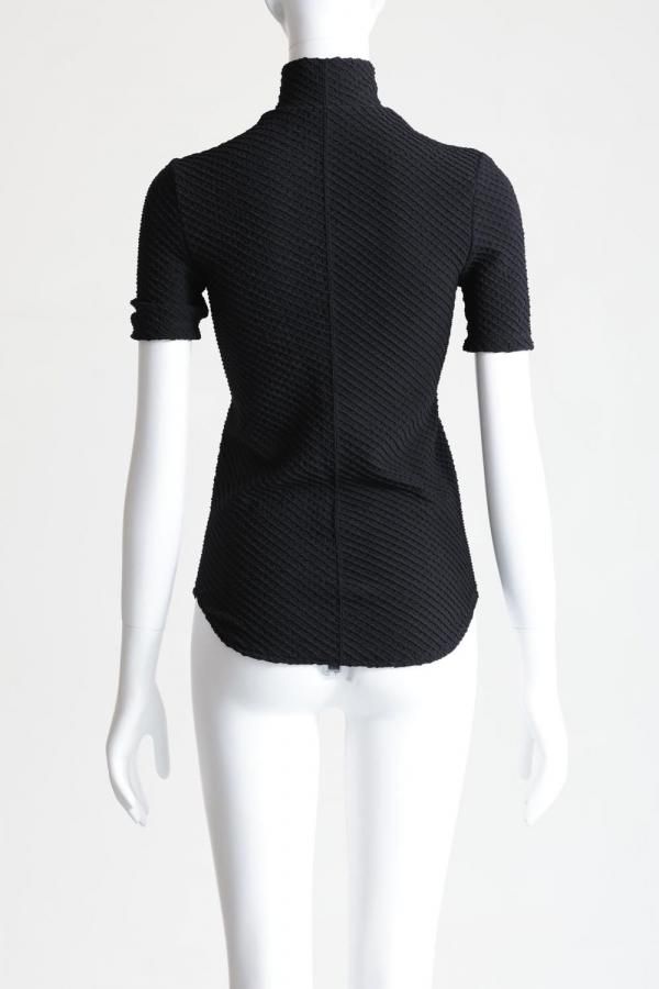 Shirring Jersey Jacquard High