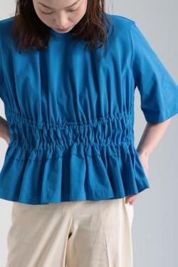 CEaRET FROM araara(å) Gather T-shirt  blue