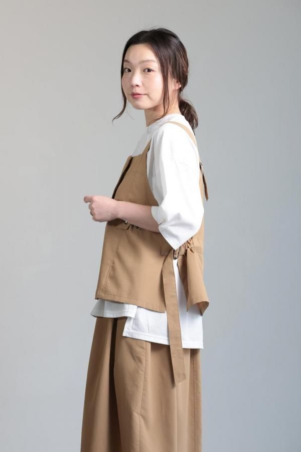 極美品★OLLEBOREBLA アルベロベロ　シースルーベスト　シワ加工 極美品☆OLLEBOREBLA アルベロベロ シースルーベスト シワ加工