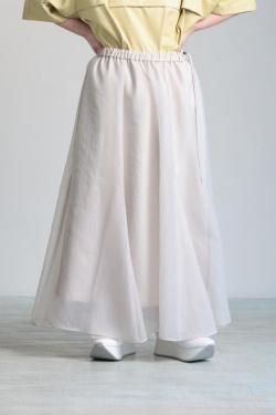 SIWALY fluid(꡼ե륤) Sheer Flare Long Skirt