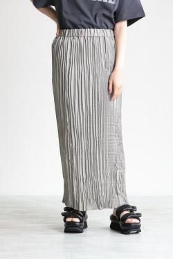 CEaRET FROM araara(å) Pleated Tight Skirt  khaki