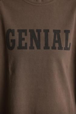 MOOLA KALAH(モーラカーラ) Logo Print T-shirt  khaki