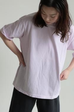 unfil(ե) dry touch cotton jersey relax fit tee  lilac