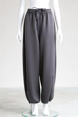 MOOLA KALAH(モーラカーラ) Jersey Curve Pants  charcoalgray