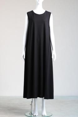 ADAWAS(凉) DRY JERSEY SLEEVELESS DRESS  BLACK