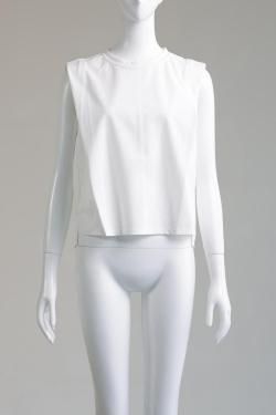CEaRET FROM araara(å) Sleeveless Short T-shirt  white