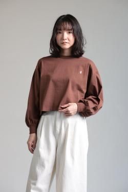 Gymphlex(եå) ѥȥ㡼 ѥե꡼Ĺµץ륪С  BROWN