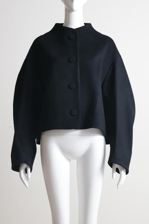 Mame Kurogouchi(マメ) Wool Melton Short Cort - YAMAROKU（ヤマロク