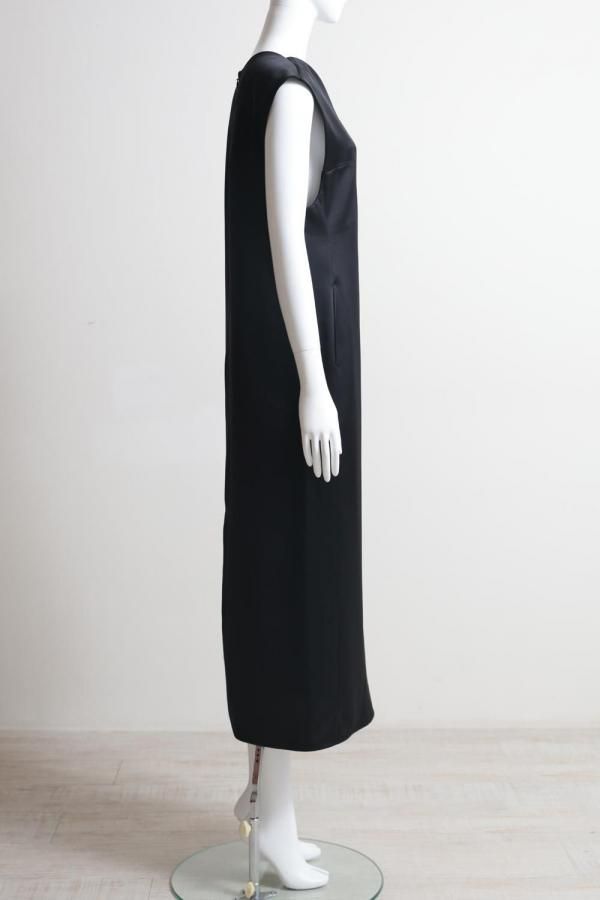 マメクロゴウチEmbossed Leather Motif Dress