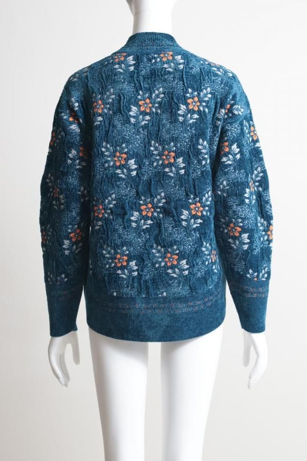 トップス mamekurogouchi FloralJacquardKnitted Top Floral Jacquard Knitted Top | Mame