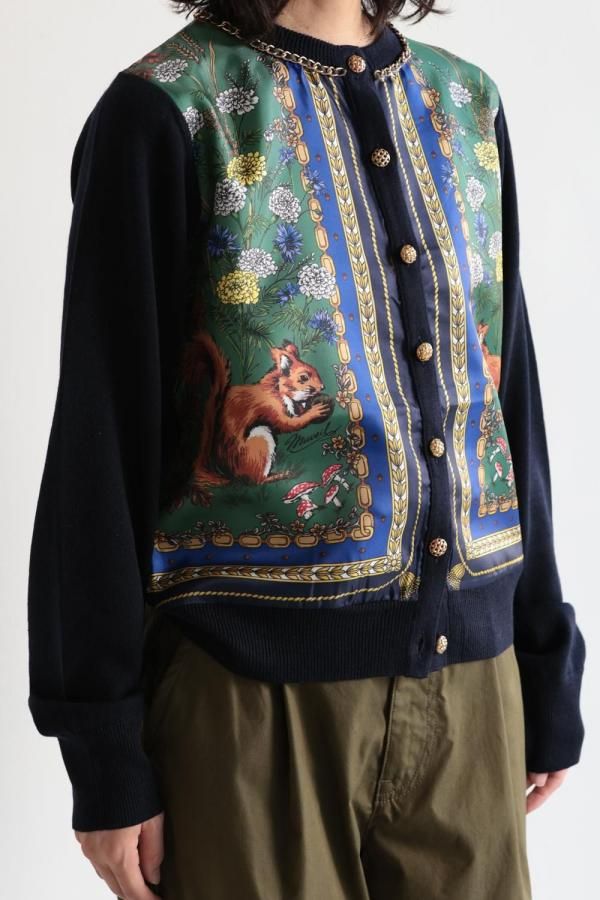 【美品】MUVEIL / ミュベール24AW 総柄 カーディガンコットン100% MUVEIL / ミュベール24AW 総柄 カーディガン コットン100%