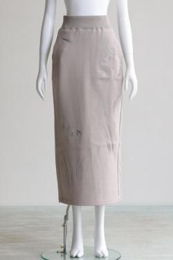 Mame Kurogouchi(ޥ) Floral Motif Embroidered Sweater Skirt