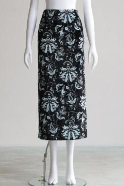Mame Kurogouchi(ޥ) Velour Jersey I-Line Skirt
