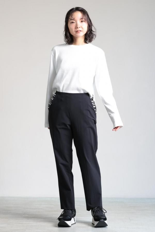 【新品】ボーダーズアットバルコニー SMOOTH FRILL PANTS 38 BORDERS at BALCONY SMOOTH FRILL PANTS