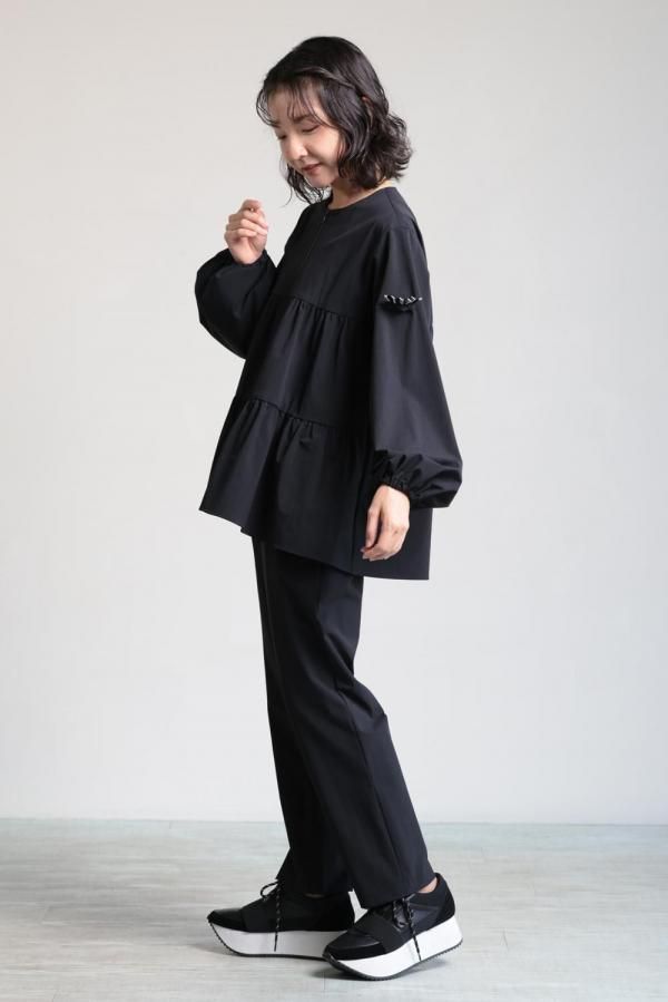 BORDERS AT BALCONY ブラックジャケット BORDERS at BALCONY/ボーダーズアットバルコニー】JACKET NOIR