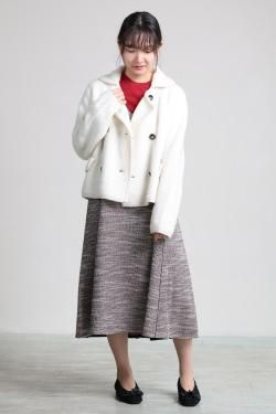 ADAWAS(凉) BOUCLE KNIT JACKET