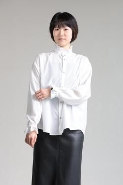 SIWALY fluid(꡼ե륤) Frill Collar Shirt
