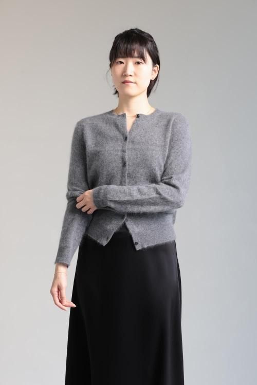 Mame Kurogouchi(マメ) Suvin Cotton Jersey Embroidery Top BLACK