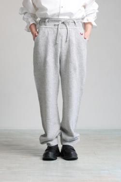 unfil(ե) fine lambs wool belted pants  light gray
