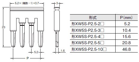 XW5S-P2.5-