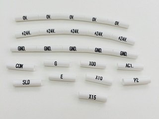 マークチューブ印字サービス　3.2φ(1.25sq)-16mm 【メール便可】 - MOVE TECH NET SHOP