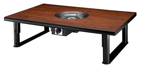 新商品☆鍋物テーブル座卓(W1200) - 業務用厨房機器・調理道具・販売の「てっぱん屋」鉄板屋