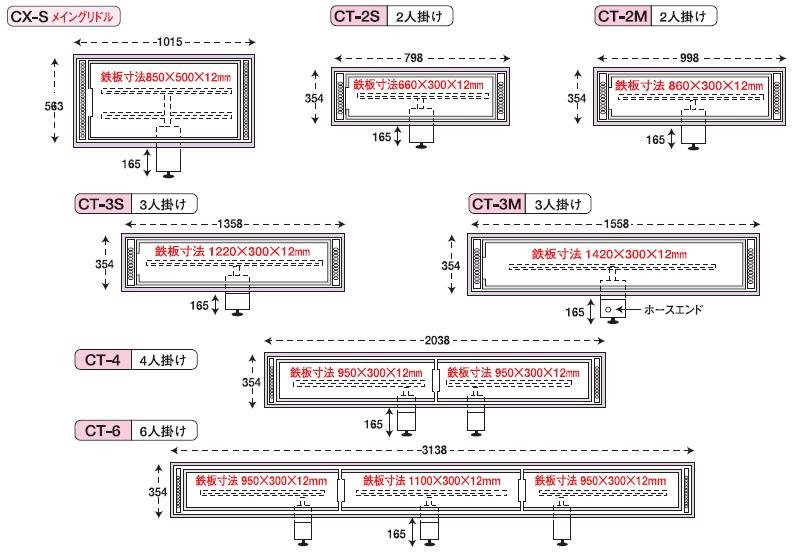 ガス式ユニット・カウンター製作業者向け「てっぱん屋」